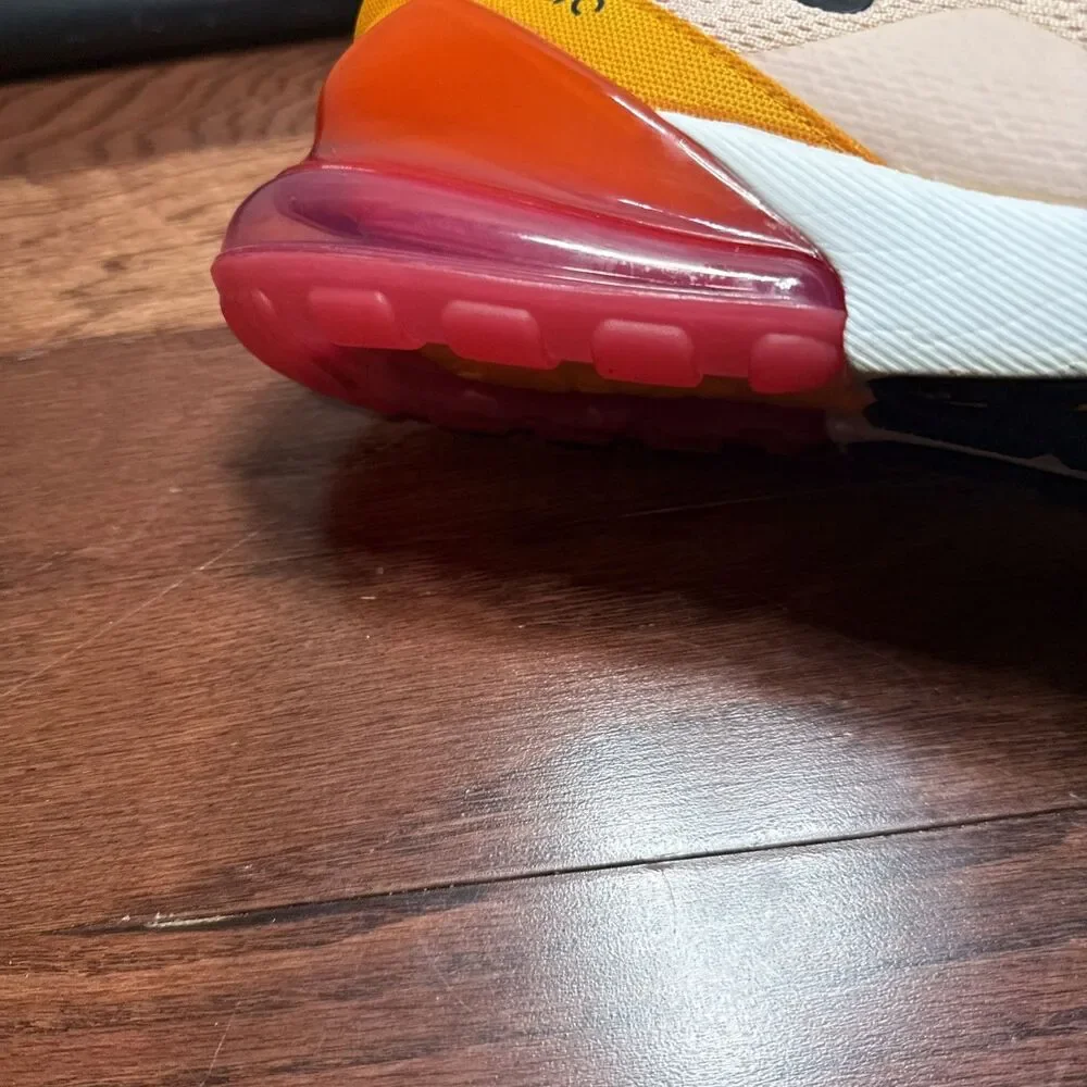 Nike Air Max 270 Women's Size 7.5 Coral Pink Shoes AH6789-603